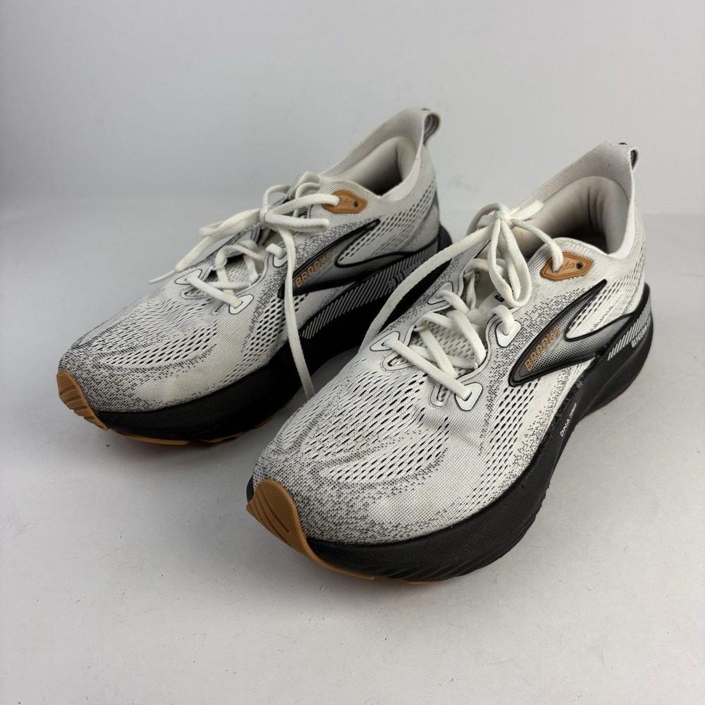 Brooks Glycerin 22 White US 9.5 D Medium Men's Sneakers Running Shoes